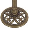 New Design Outdoor Garden Green Pedestal Bird Bath Feeder
